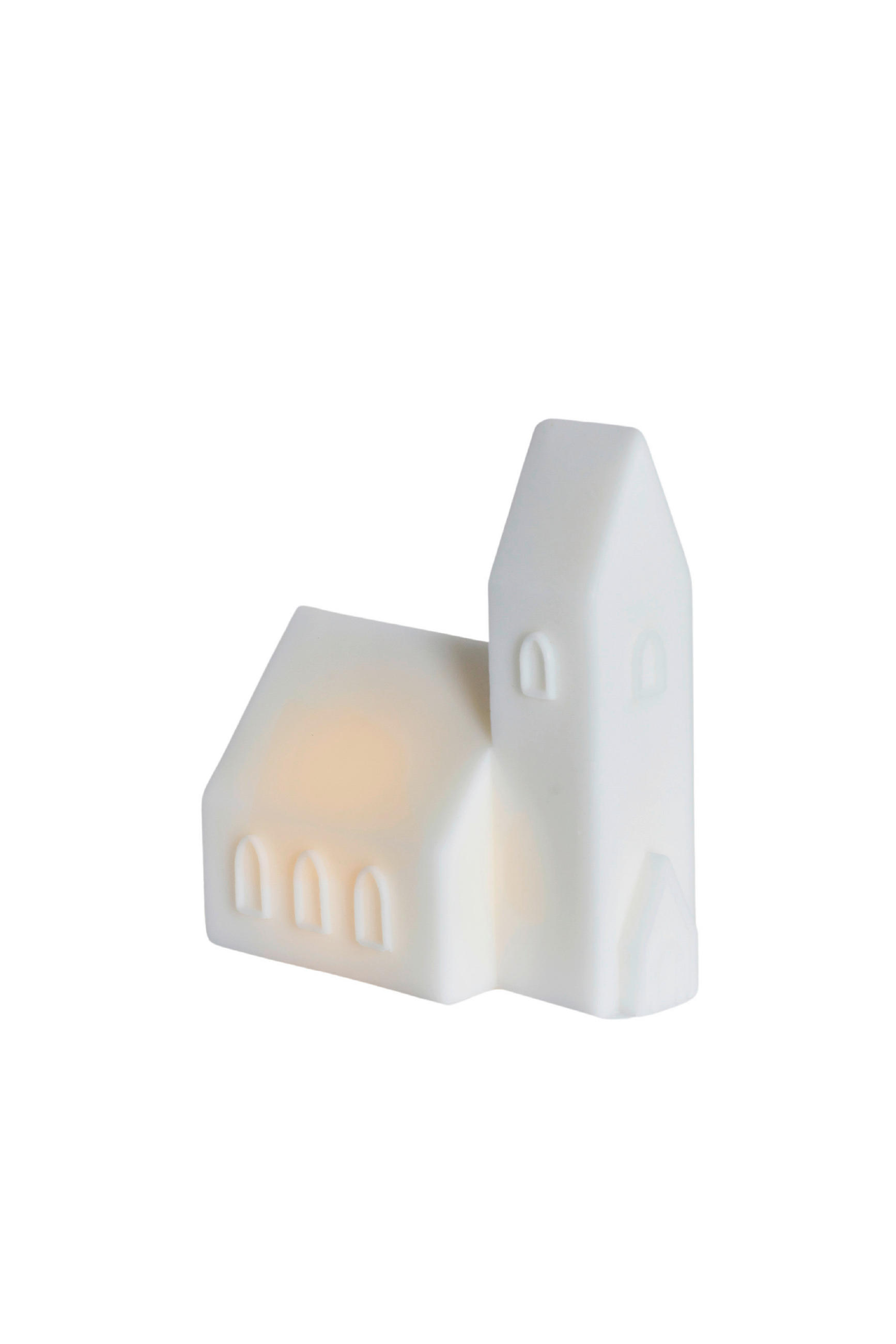 LED-KERZE  - Weiß, Basics, Naturmaterialien (18/10/20cm)