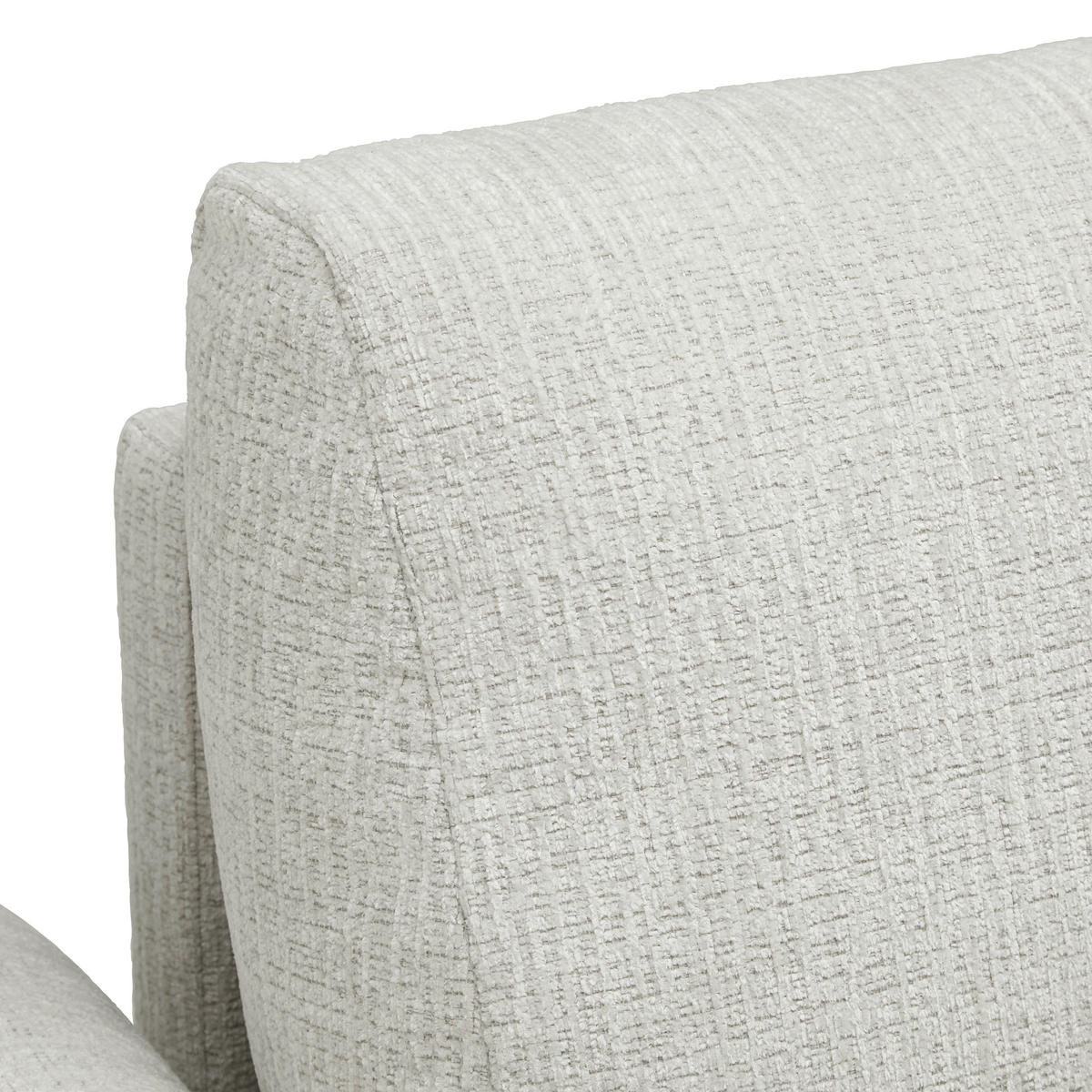 2-SITZER-SOFA in Webstoff Creme  - Eichefarben/Creme, Modern, Holz/Textil (150/85/92cm) - MID.YOU