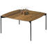 COUCHTISCH in Holz, Metall 83/83/42 cm - Eichefarben/Schwarz, Design, Holz/Metall (83/83/42cm) - Venjakob COUCHTISCH in Holz, Metall 83/83/42 cm - Eichefarben/Schwarz, Design, Holz/Metall (83/83/42cm) - Venjakob