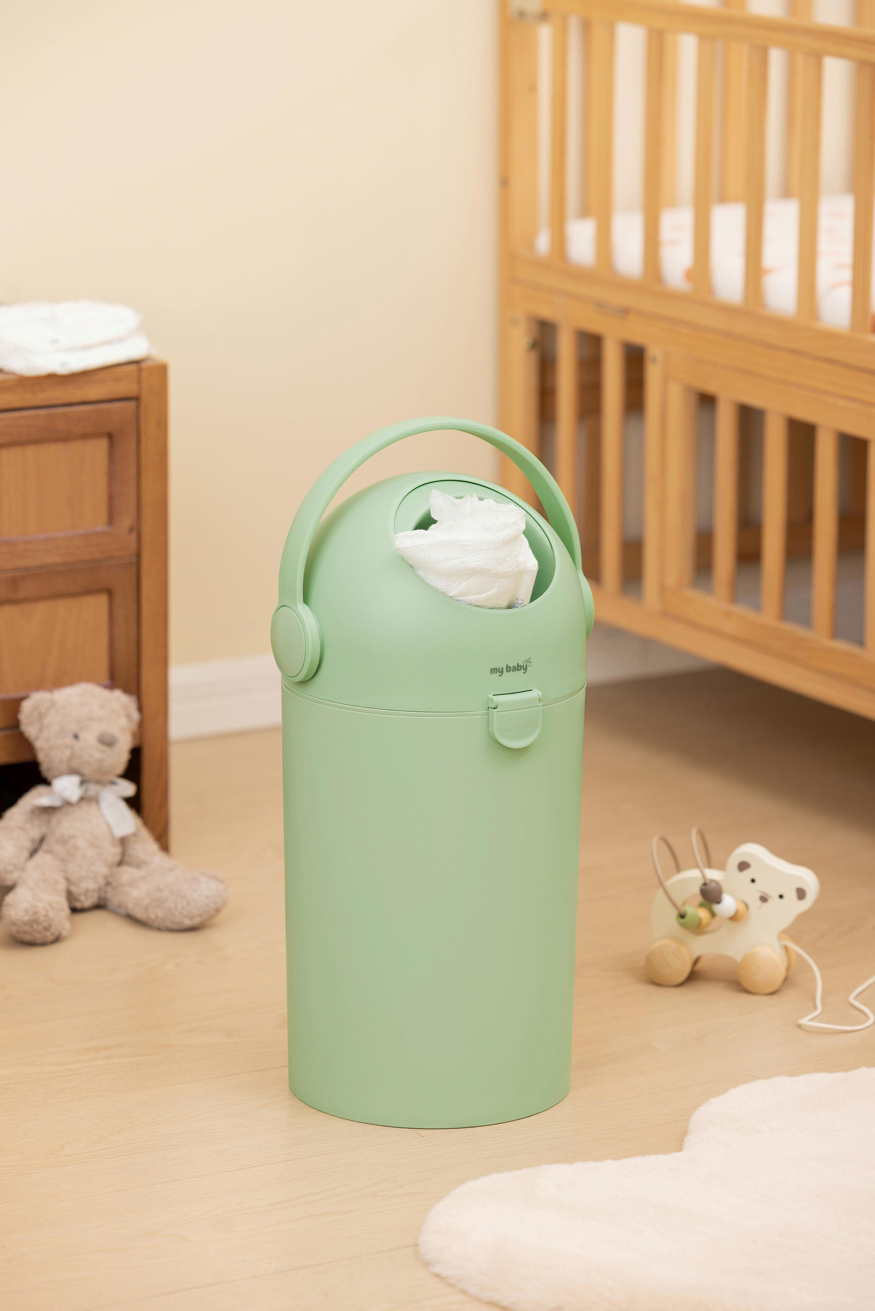 WINDELEIMER - Grün, Basics, Kunststoff (26/55cm) - My Baby Lou