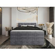 BOXSPRINGBETT 160/200 cm  in Grau  - Schwarz/Grau, KONVENTIONELL, Kunststoff/Textil (160/200cm) - Carryhome