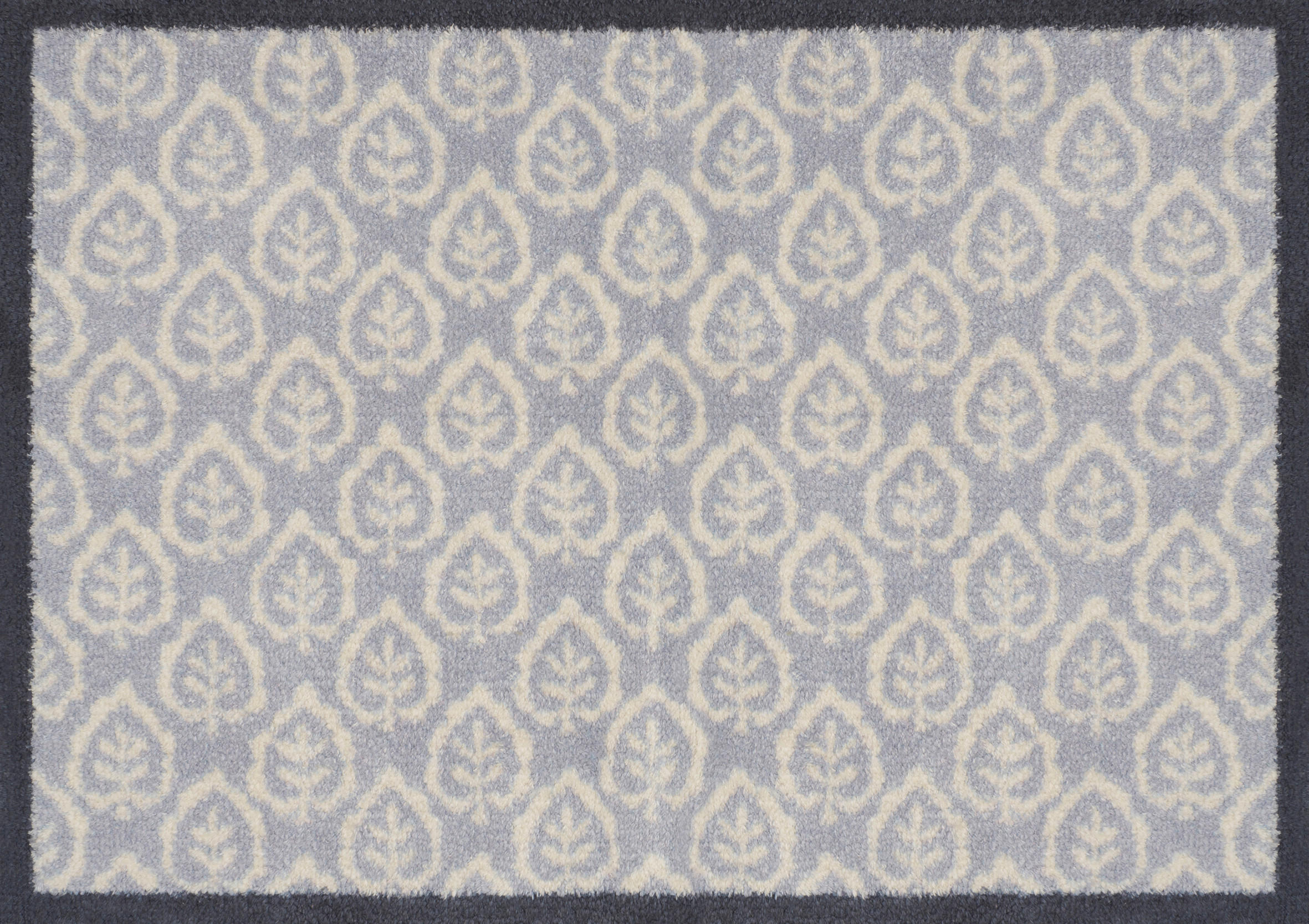 FUSSMATTE 60/85 cm Fencott Blue  - Grau, ROMANTIK / LANDHAUS, Kunststoff/Textil (60/85cm) - wash+dry
