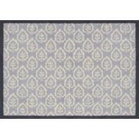 FUSSMATTE 60/85 cm Fencott Blue  - Grau, ROMANTIK / LANDHAUS, Kunststoff/Textil (60/85cm) - wash+dry