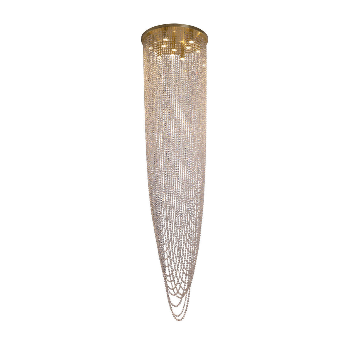 SVJETILJKA VISEĆA  65/250 cm      Swoop  - boje mjeda/prozirno, Lifestyle, staklo/metal (65/250cm)