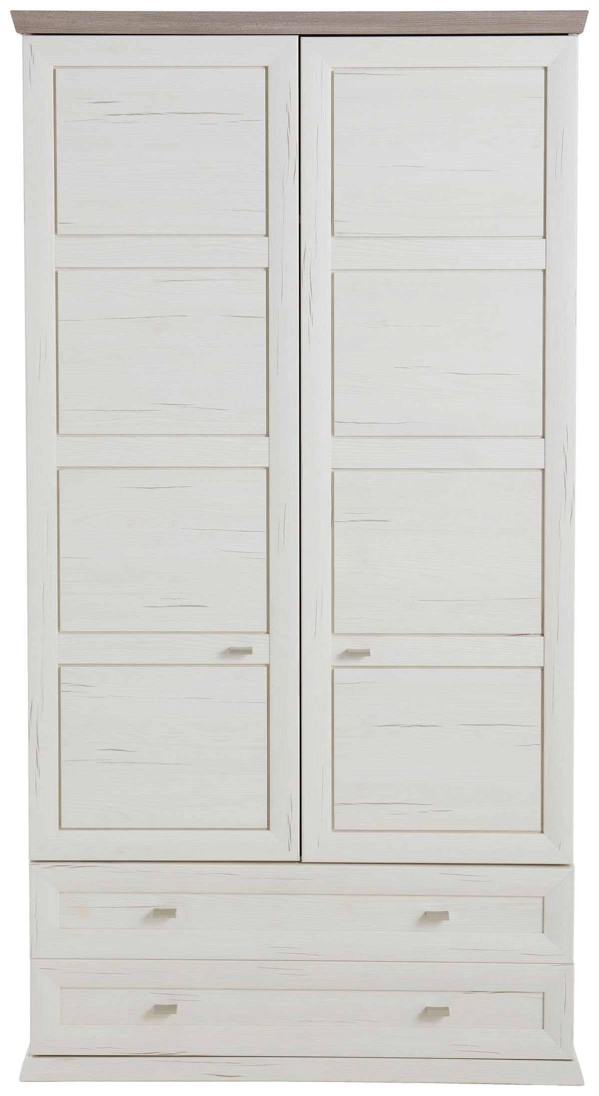 PREDSIEŇOVÁ SKRIŇA, sivá, biela, 104/196,8/60,5 cm - sivá/biela, Lifestyle, kompozitné drevo (104/196,8/60,5cm) - Hom`in