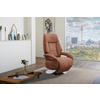 RELAXSESSEL  in Mikrofaser Cognac  - Chromfarben/Cognac, Konventionell, Textil/Metall (74/111/77cm) - Sit & More