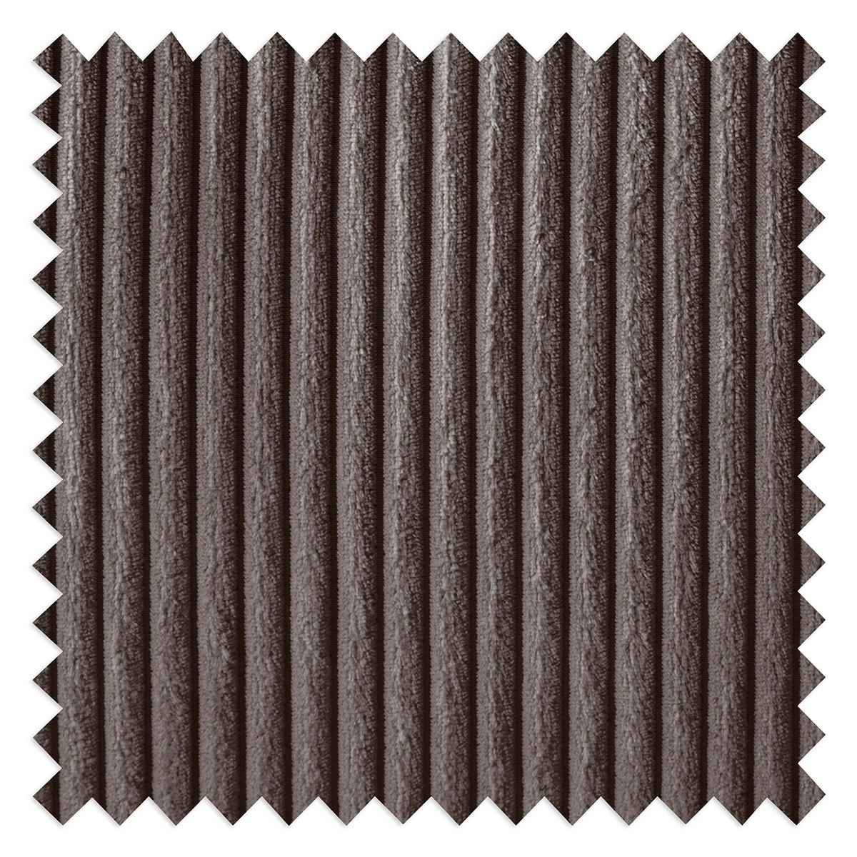2-SITZER-SOFA Cord Taupe  - Taupe/Schwarz, Design, Textil/Metall (148/85/92cm) - Livetastic