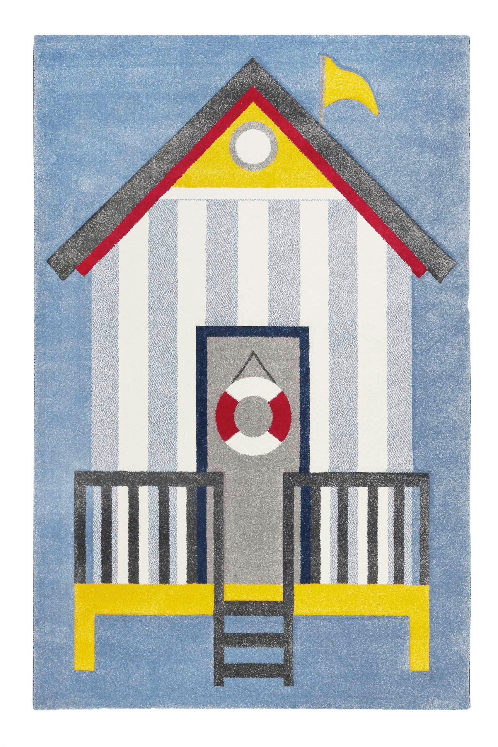 KINDERTEPPICH 120/170 cm Sea Castle Häuschen  - Multicolor, Basics, Textil (120/170cm) - Esprit