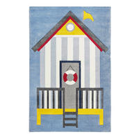 KINDERTEPPICH 120/170 cm Sea Castle Häuschen  - Multicolor, Basics, Textil (120/170cm) - Esprit
