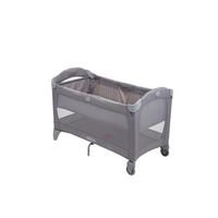 REISEBETT ROLL A BED Grau  - Grau, Basics, Kunststoff/Textil (66,5/85,5/120,7cm) - Graco