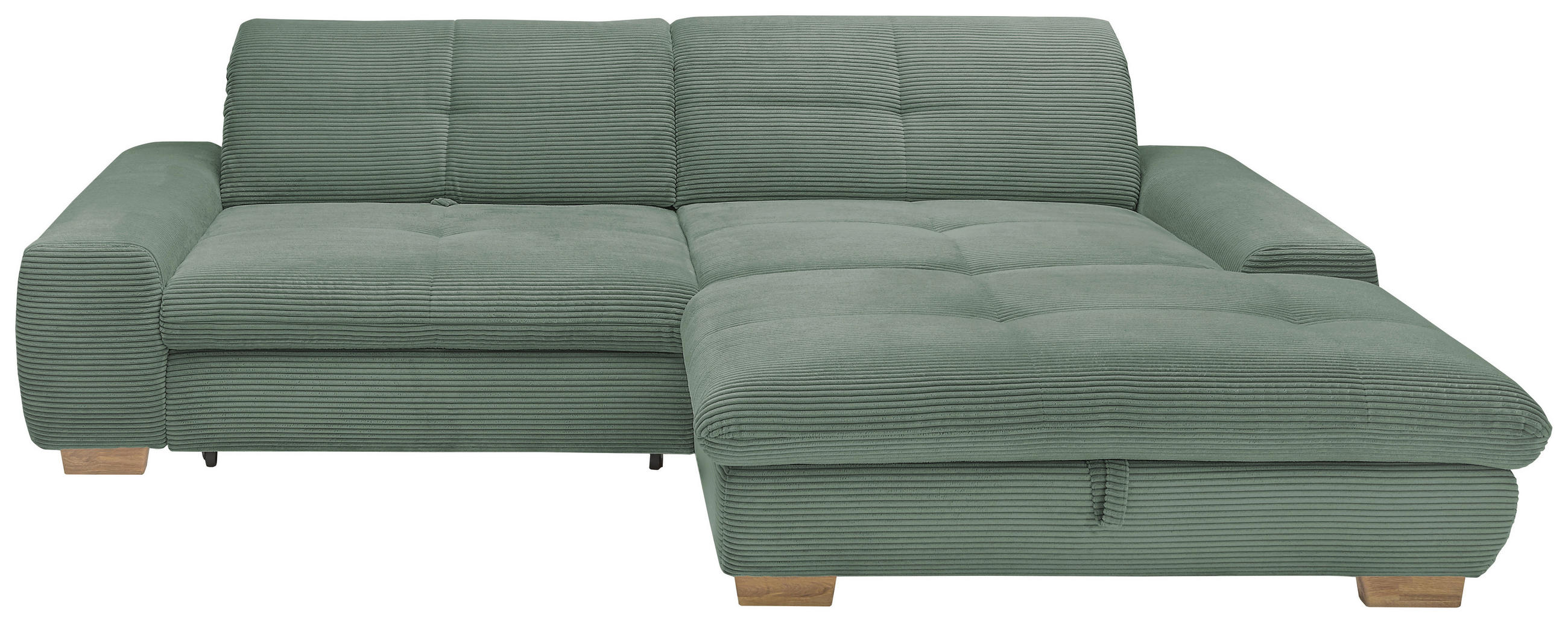 Freisteller von SetOne by Musterring ECKSOFA Olivgrün Cord.
