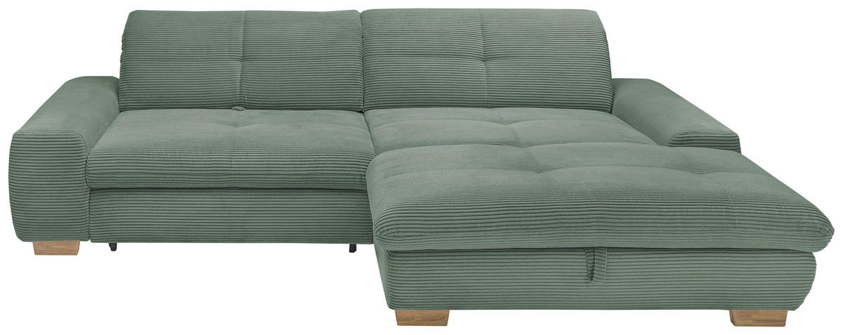 Freisteller von SetOne by Musterring ECKSOFA Olivgrün Cord.