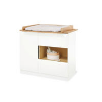 WICKELKOMMODE Linje Weiß  - Weiß, Basics, Holz (110/103/77cm) - Pinolino