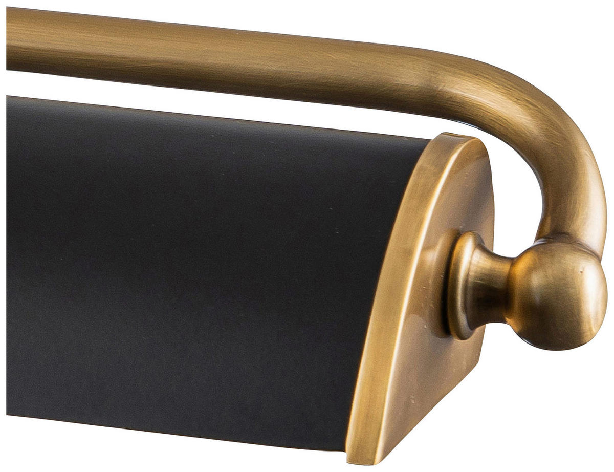 BILDERLEUCHTE Winchfield  12,7 cm  - Messingfarben, KONVENTIONELL, Metall (12,7cm) - Elstead Lighting