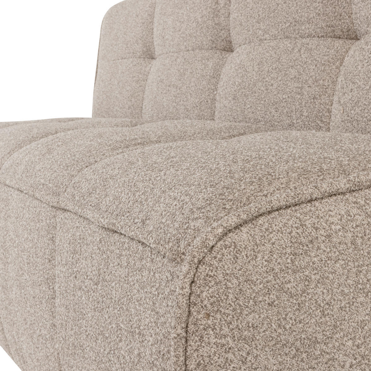 SITZBANK in Textil Khaki  - Khaki/Schwarz, MODERN, Kunststoff/Textil (164/86/75cm) - Livetastic