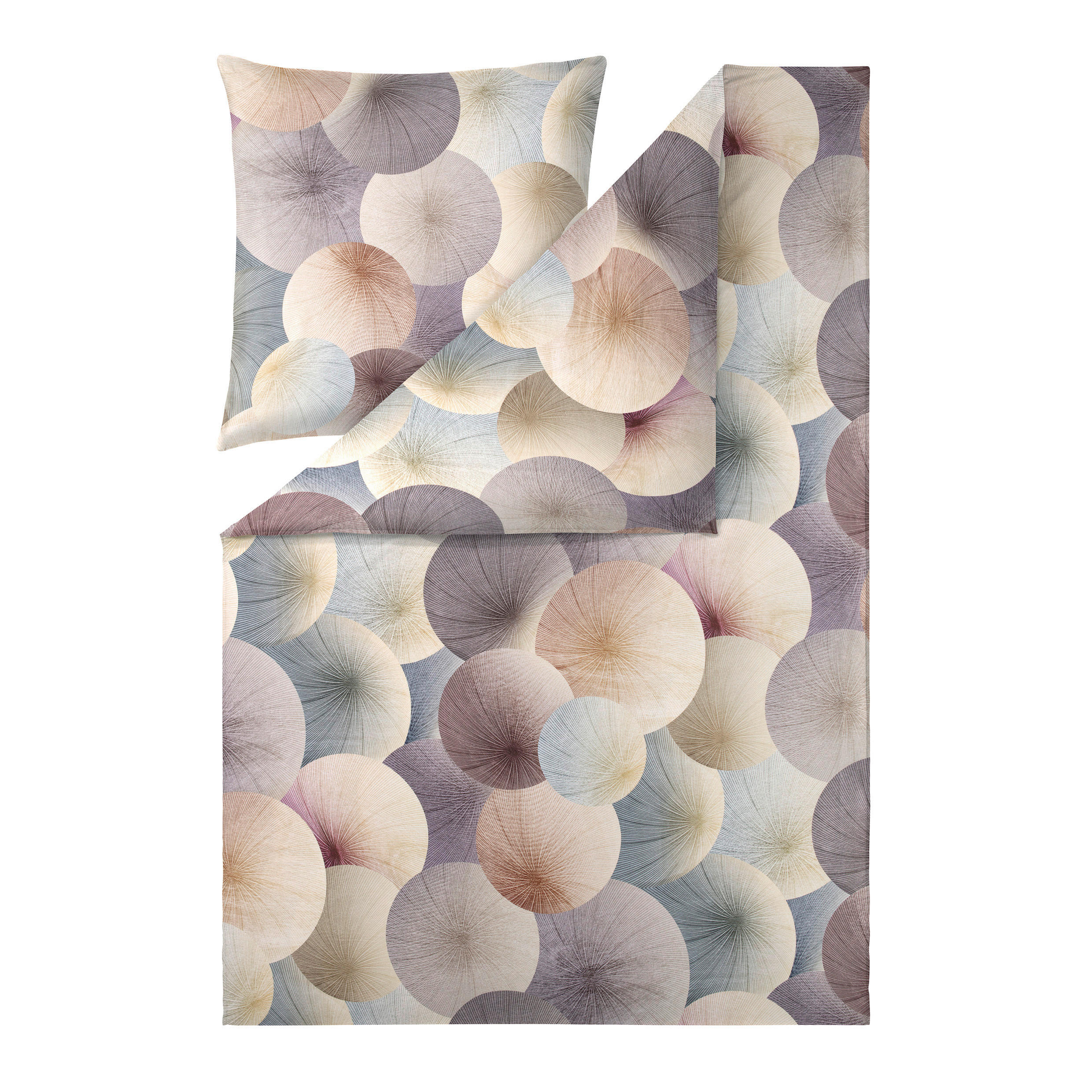 BETTWÄSCHE Impulse Makosatin 200/200 cm  - Multicolor, Design, Textil (200/200cm) - Estella