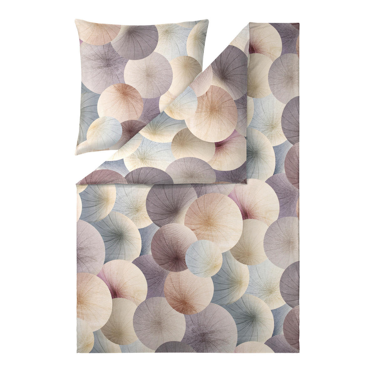 BETTWÄSCHE Impulse Makosatin 200/200 cm  - Multicolor, Design, Textil (200/200cm) - Estella