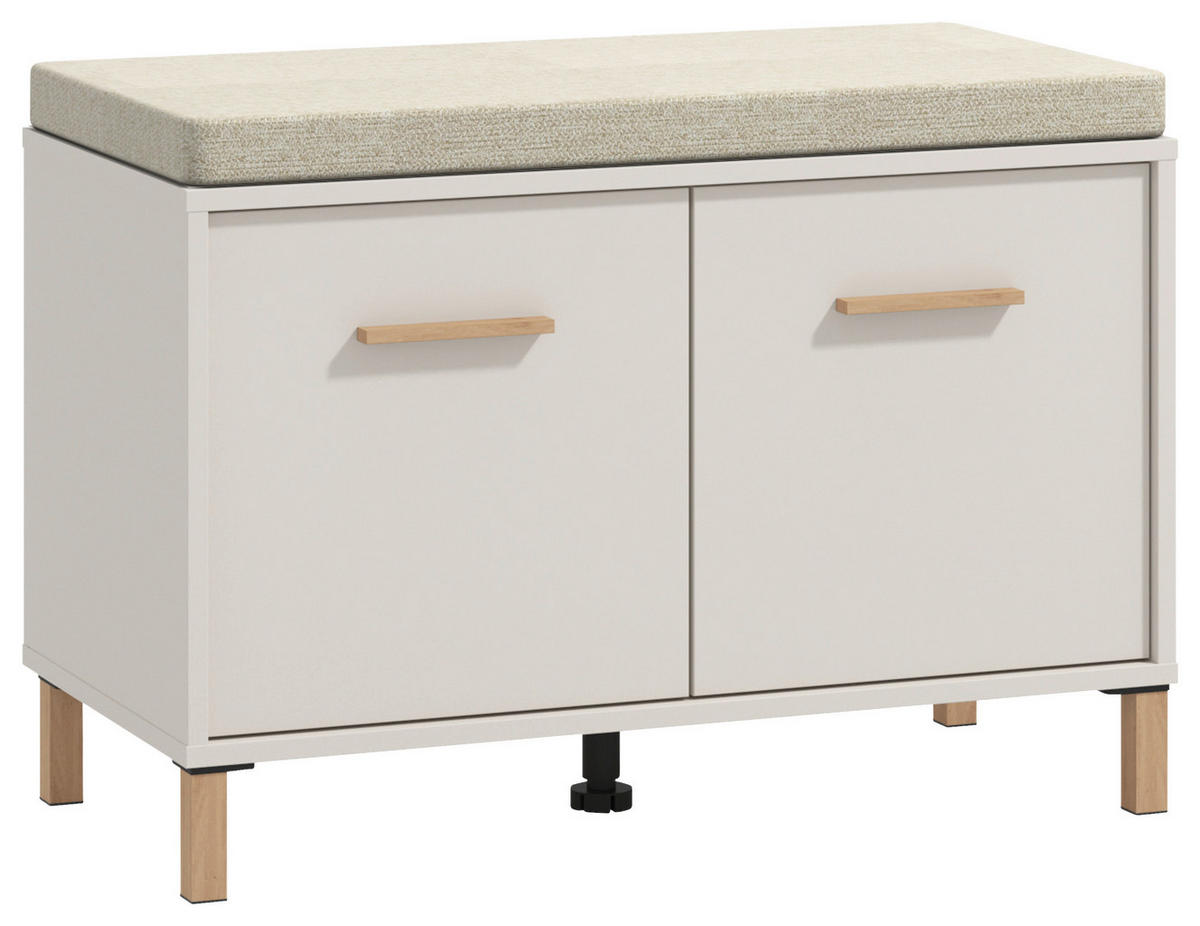GARDEROBE 5-teilig  in 220/192,5/40 cm  - Kaschmir/Eiche Artisan, Basics, Glas/Holzwerkstoff (220/192,5/40cm) - Carryhome