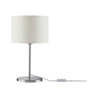 TISCHLEUCHTE 25/45 cm   - Creme, Design, Textil/Metall (25/45cm) - Paulmann