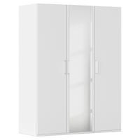 DREHTÜRENSCHRANK in Weiss  - Weiss, Design, Holzwerkstoff/Kunststoff (151/223/60cm) - Novel