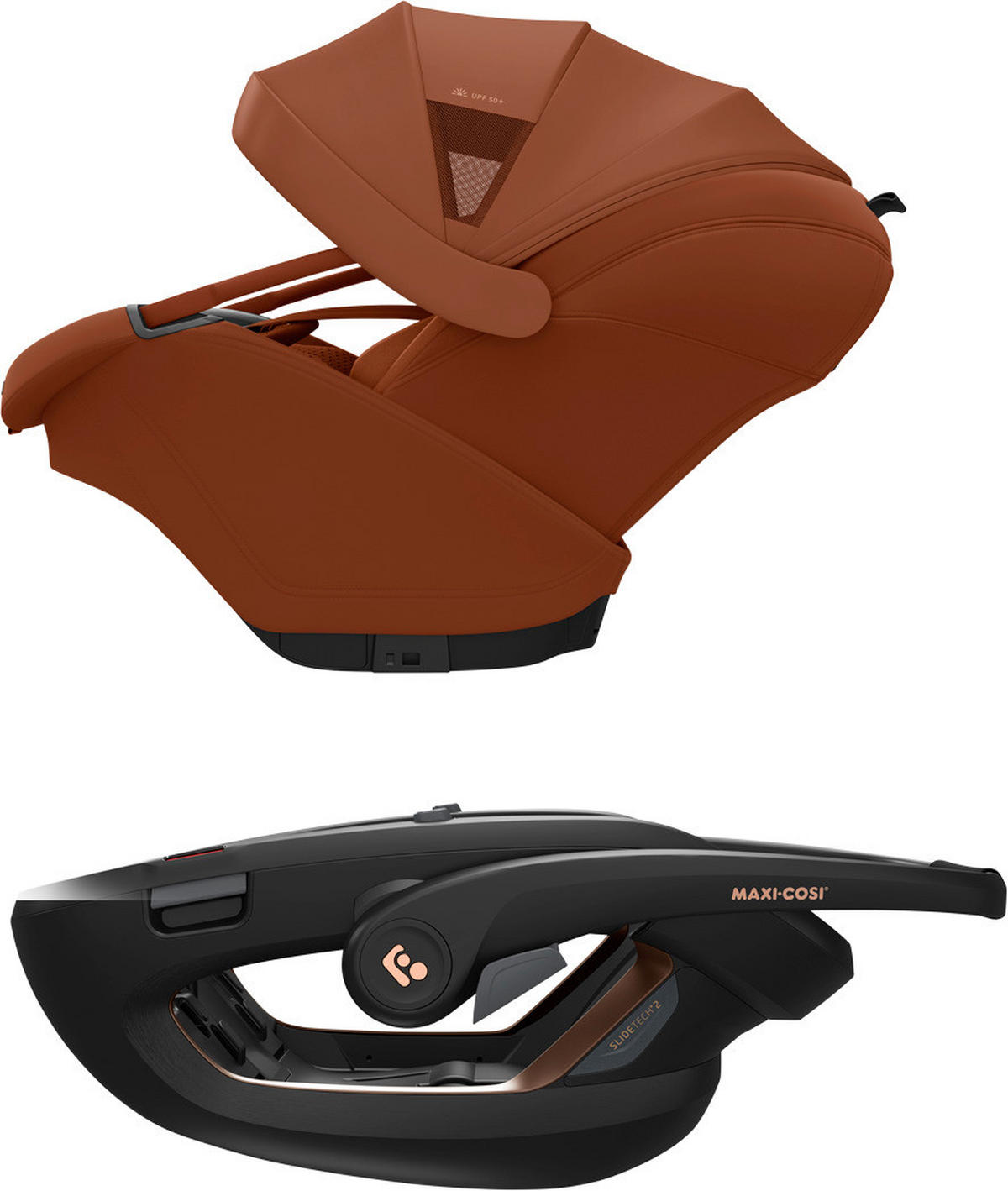 KINDERWAGENSET  Zero-G Travelsystem  Copper Terra  - Hellbraun/Cognac, Basics, Textil (44,5/105/84cm) - Maxi-Cosi