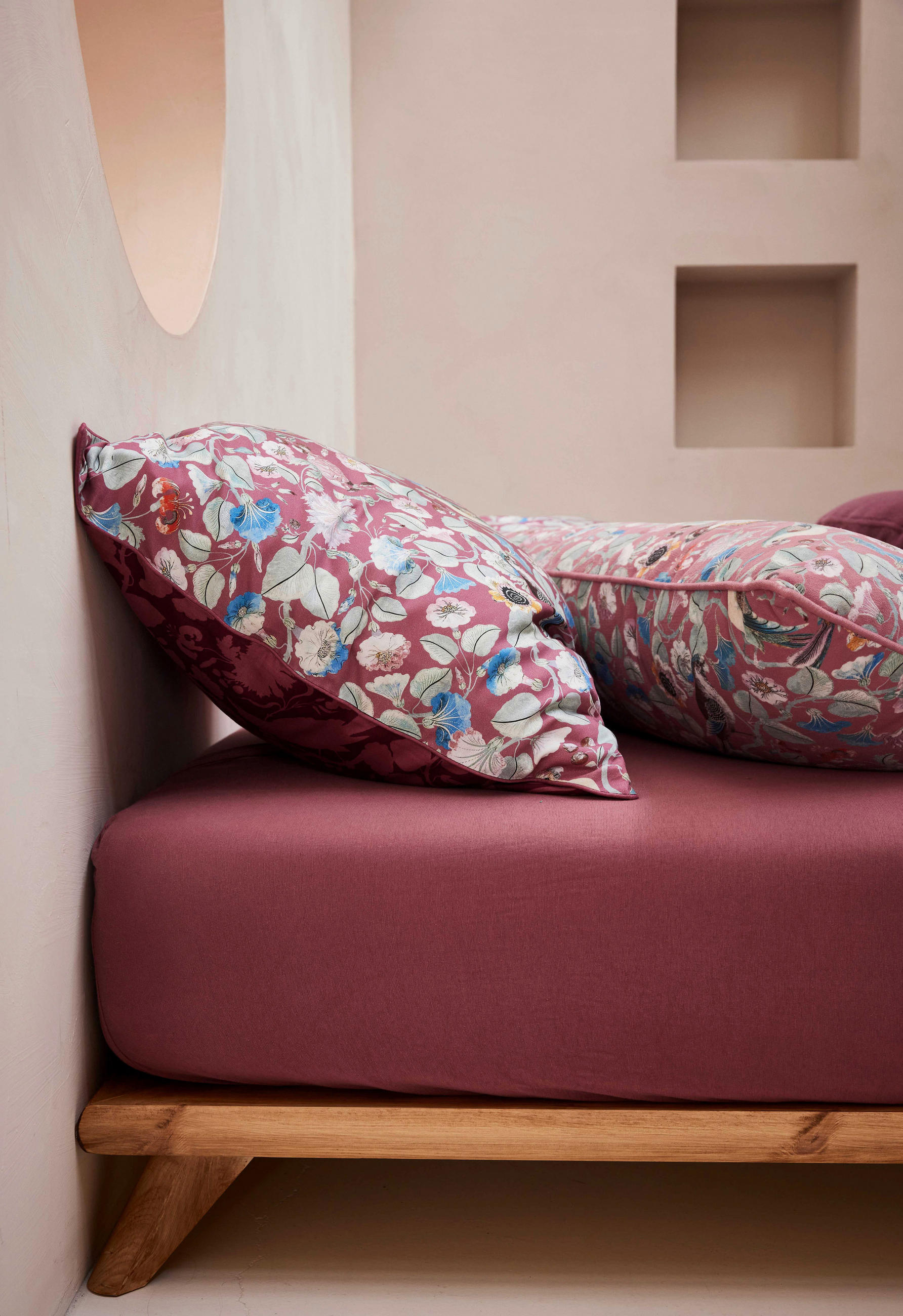 BETTWÄSCHE Aleste Satin 200/200 cm  - Pink, KONVENTIONELL, Textil (200/200cm) - Essenza