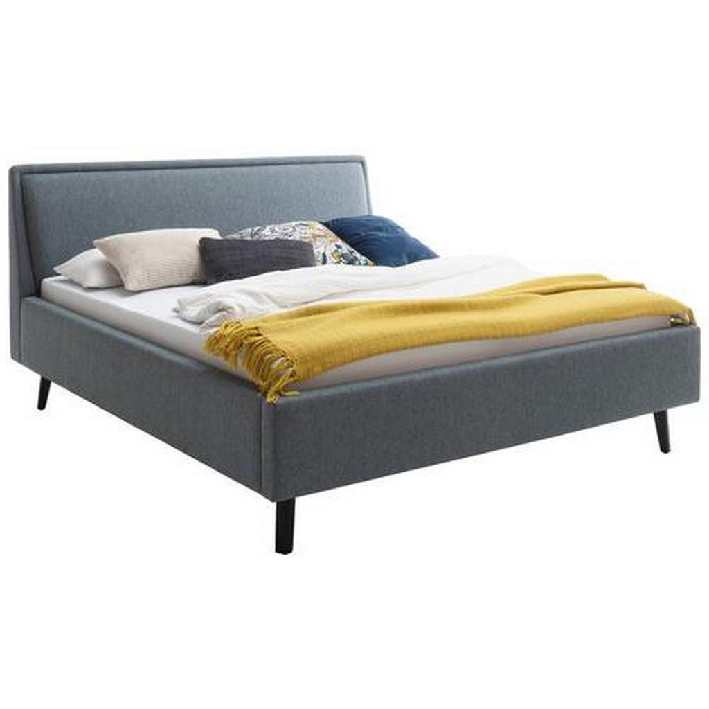 Thumbnail - Livetastic Polsterbett Frieda, Blau, Textil, Esche, massiv, 140x200 cm, Reach, Schlafzimmer, Betten, Polsterbetten