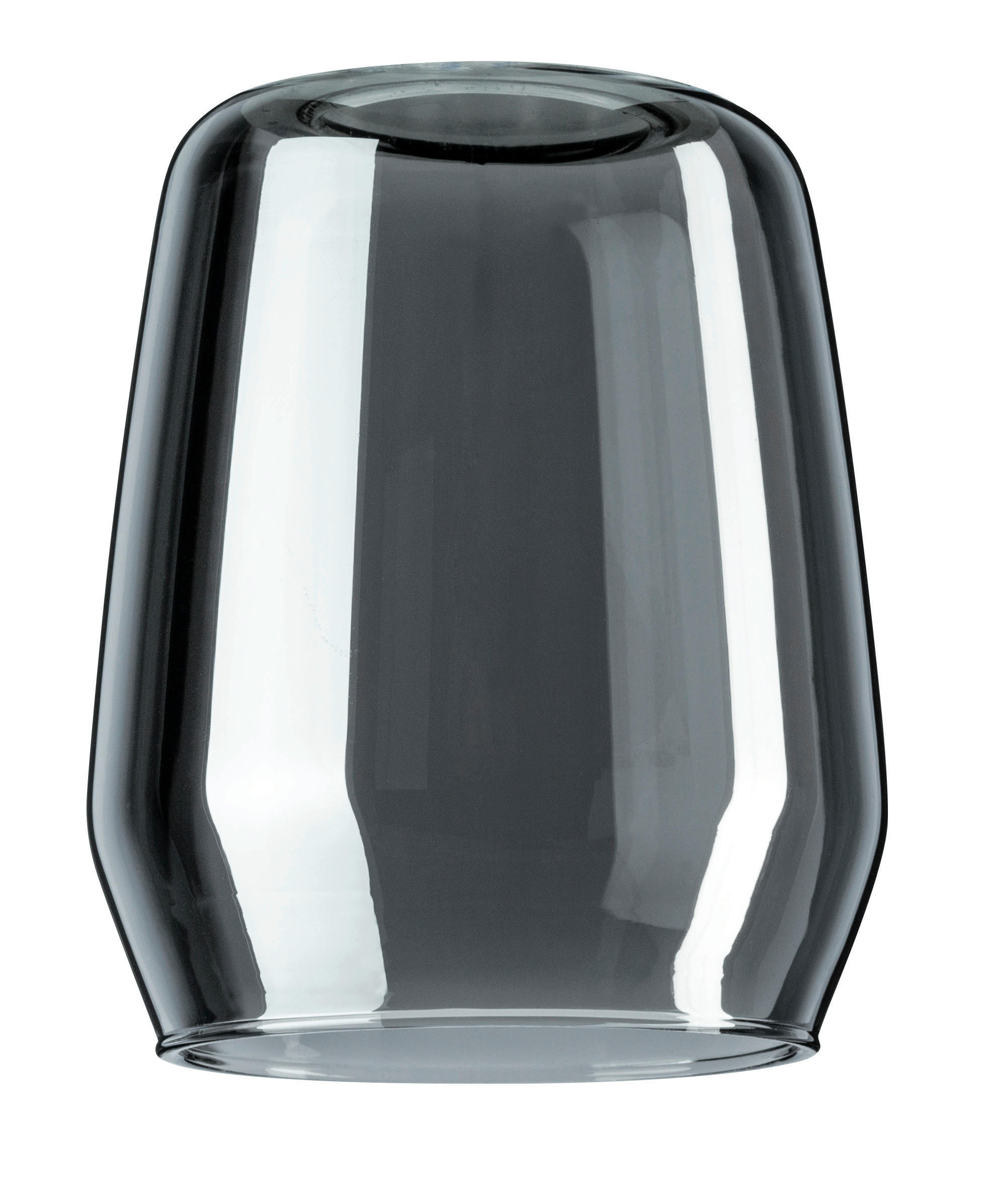 SCHIENENSYSTEM-LEUCHTENSCHIRM - Grau, Design, Glas (8/9,5cm) - Paulmann