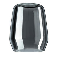 SCHIENENSYSTEM-LEUCHTENSCHIRM URail 8/9,5 cm   - Grau, Design, Glas (8/9,5cm) - Paulmann