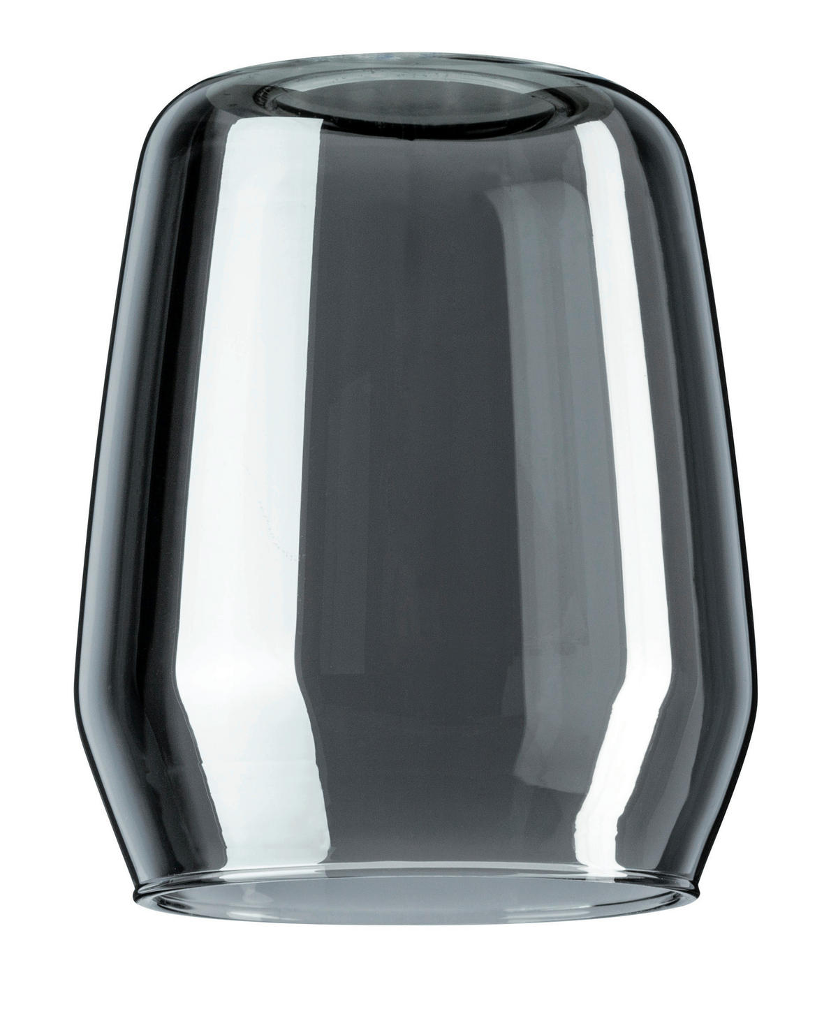 SCHIENENSYSTEM-LEUCHTENSCHIRM URail 8/9,5 cm   - Grau, Design, Glas (8/9,5cm) - Paulmann