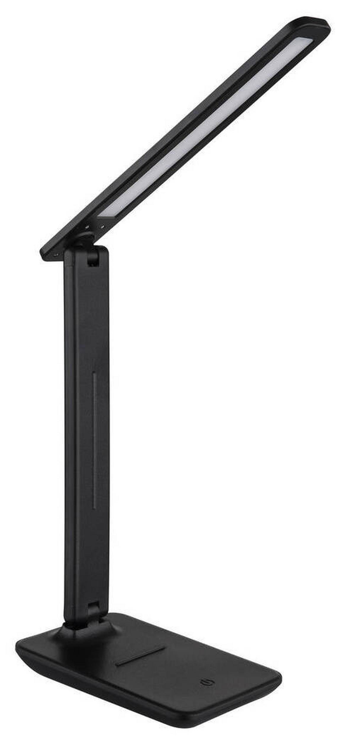 LED-SVETILKA ZA PISALNO MIZO     28/11,5/50 cm          - črna/opal, Design, umetna masa/usnje (28/11,5/50cm) - Globo