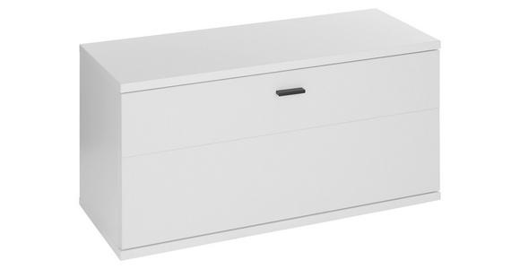 GARDEROBENBANK  in 90/44/37 cm  - Anthrazit/Schwarz, Design, Holzwerkstoff/Kunststoff (90/44/37cm) - Voleo