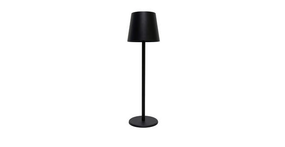 AKKU-TISCHLEUCHTE 11,5/36 cm - Schwarz, Design, Kunststoff/Metall (11,5/36cm) - Novel
