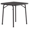 GARTENKLAPPTISCH 70/70/72 cm Metall quadratisch  - Anthrazit/Grau, Basics, Kunststoff/Metall (70/70/72cm) - Sieger