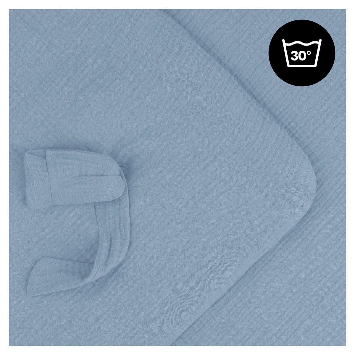 EINSCHLAGDECKE Snuggle so Cosy      - Hellblau, Basics, Textil (75/0,6/75cm) - Hauck