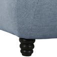 XXL-SESSEL Flachgewebe Blau    - Blau/Schwarz, KONVENTIONELL, Holz/Textil (125/100/140cm) - Carryhome