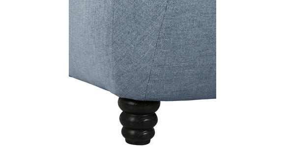 XXL-SESSEL in Flachgewebe Blau  - Blau/Schwarz, KONVENTIONELL, Holz/Textil (125/100/140cm) - Carryhome