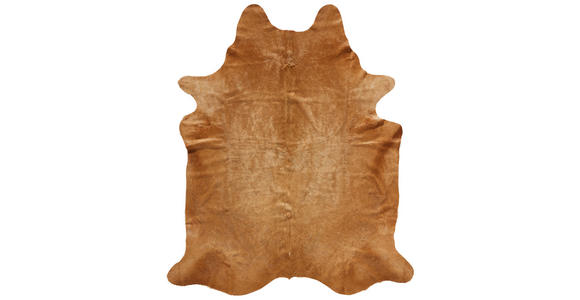 RINDERFELL 160/250 cm Naturfarben, Beige Tierform  - Beige/Naturfarben, Basics, Leder/Fell (160/250cm) - Linea Natura