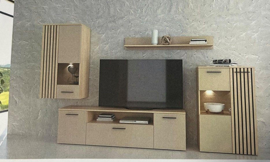 REGAL ZA DNEVNI BORAVAK   - Moderno (290/190/40cm) - Hom`in