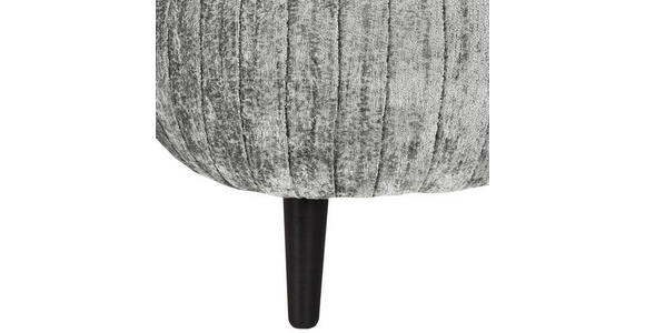 ECKSOFA Grau Chenille  - Schwarz/Grau, Design, Holz/Textil (265/200cm) - Landscape