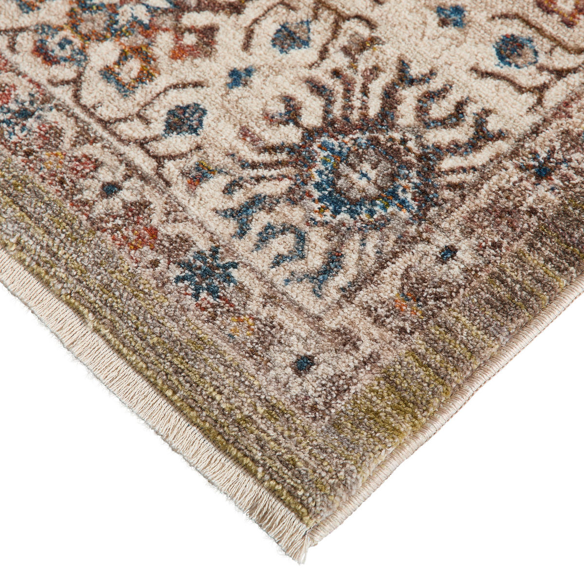 VINTAGE-TEPPICH 133/185 cm Grün, Multicolor  - Multicolor/Grün, LIFESTYLE, Textil (133/185cm) - Novel