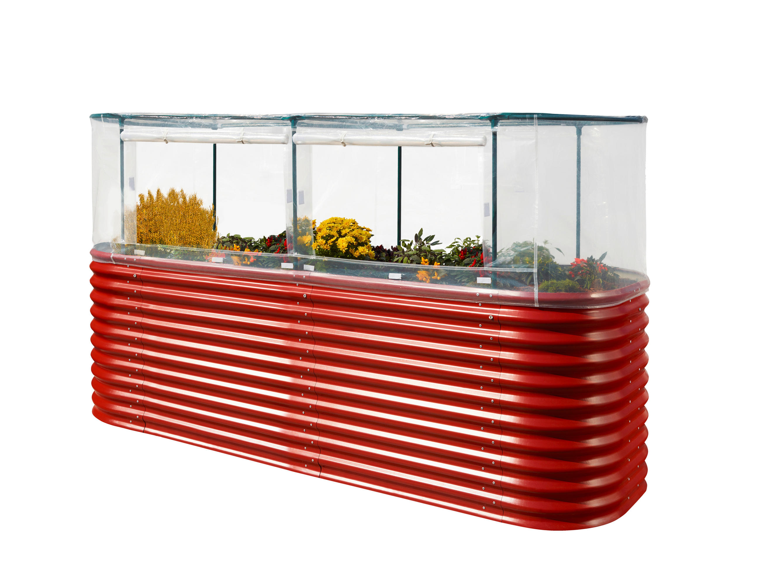HOCHBEET-ERWEITERUNG 78/95/238 cm  - Transparent, Basics, Kunststoff (78/95/238cm)