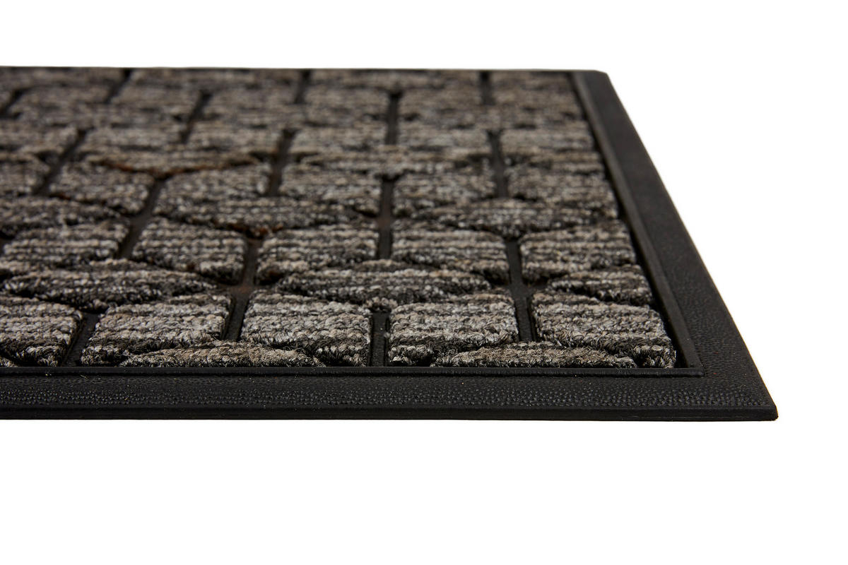 FUßMATTE  45/75 cm  Anthrazit  - Anthrazit, Design, Kunststoff/Textil (45/75cm) - Esposa
