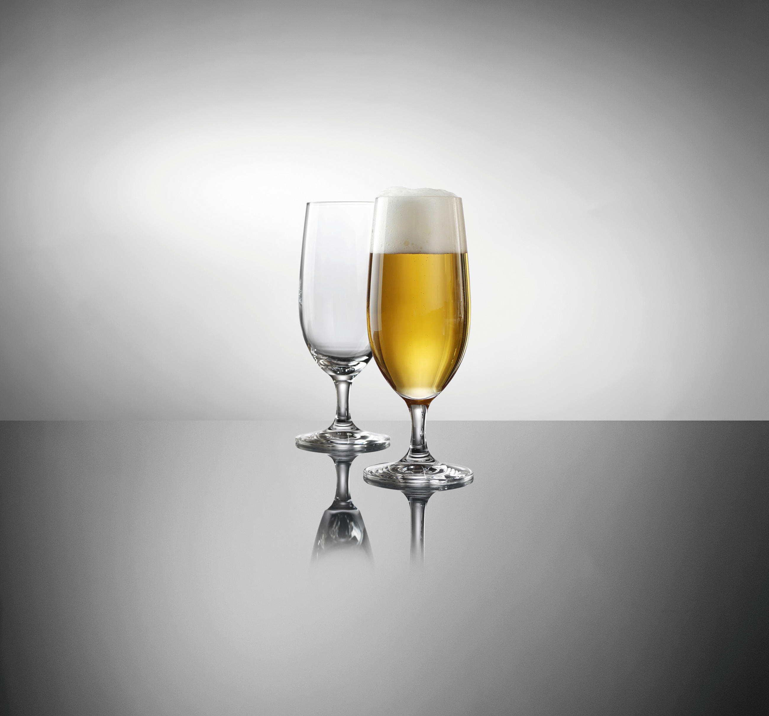 TULIP ČAŠA ZA PIVO  370 ml  - prozirna, Osnovno, staklo (380ml) - Novel