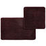 BADEMATTE Bordeaux - Bordeaux, Kunststoff/Textil - Esposa BADEMATTE Bordeaux - Bordeaux, Kunststoff/Textil - Esposa