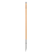 CLICK UP STIEL  - Silberfarben/Braun, Basics, Holz/Metall (116,8/3,3/3,3cm) - Gardena