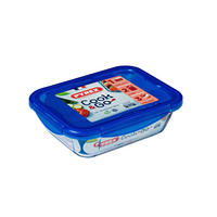 FAGYASZTÓ DOBOZ  1,7 l  - áttetsző/kék, Basics, műanyag/üveg (1,7l) - Pyrex