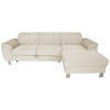 ECKSOFA in Cord Naturfarben  - Silberfarben/Naturfarben, Design, Textil/Metall (250/167cm) - Xora