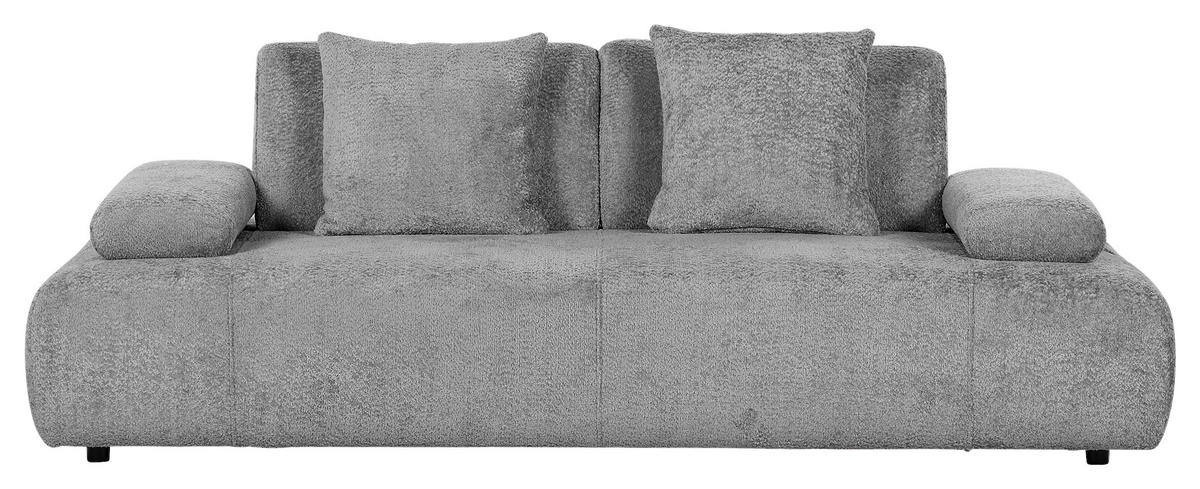 SCHLAFSOFA in Textil Schlammfarben  - Schlammfarben/Schwarz, Konventionell, Kunststoff/Textil (235-255/80/116-138cm) - Carryhome