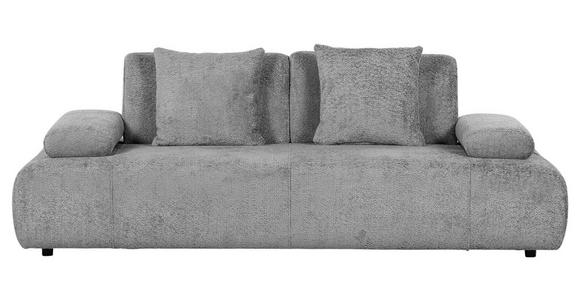 SCHLAFSOFA in Chenille Schlammfarben  - Schlammfarben/Schwarz, KONVENTIONELL, Kunststoff/Textil (235-255/80/116-138cm) - Carryhome